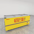 XingX Brand Yellow Commercial Freezer With Multiple Storage Compartments For Business