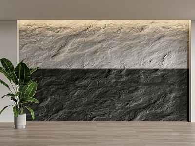 rubble stone background wall stone wall stone wall model