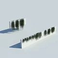 Green Hanging Vines Adorning White Wall Surfaces For Interior Decoration