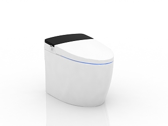 Smart toilet 3d model