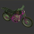 Motorcycle Two-wheeled Motorcycle Cross-country Motorcycle Road Race Motorcycle Motor Vehicle Transport 3d model