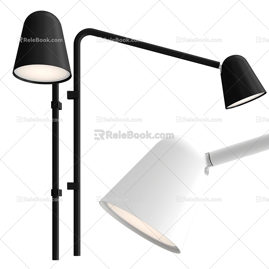 modern wall lamp CHAPLIN Formagenda hopf 3d model