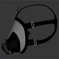Fire Equipment Gas Mask With Modern Design And Transparent Face Shield