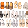 Cute Indoor Slippers With Various Styles Different Colors And Soft Material