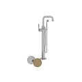 Stylish Bathroom Shower Faucets with Gold and Silver Finishes and Showerhead Components