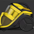 Yellow Portable Home Cleaning Daily Electrical Appliance With Wheels And Modern Design