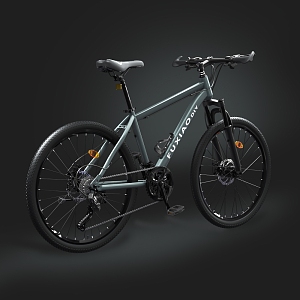 Realistic Style New Mountain Bike Variable Speed Bike 3d model