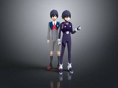 Men Handsome Men Young Teenagers Male Characters Boy Realistic Men 3d model