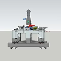 warship base 3d model