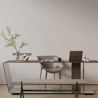 Modern Bookshelf 3d model