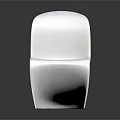 Modern White Chair Design With Sleek Curved Lines And Sculptural Base