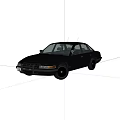 Classic Black Sedan With Sleek Front Design And Vintage Exterior Features