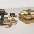 Display stand display rack shelf 3d model