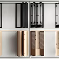 Modern and Classic Folding Doors with Wooden and Metal Frame Designs