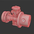 Precision Engineered Industrial Metal Mechanical Equipment With Flange Connections And Pressure Gauge