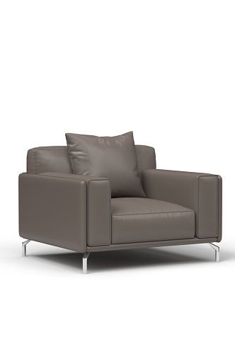 Single Seat Sofa Casual Sofa 3d model