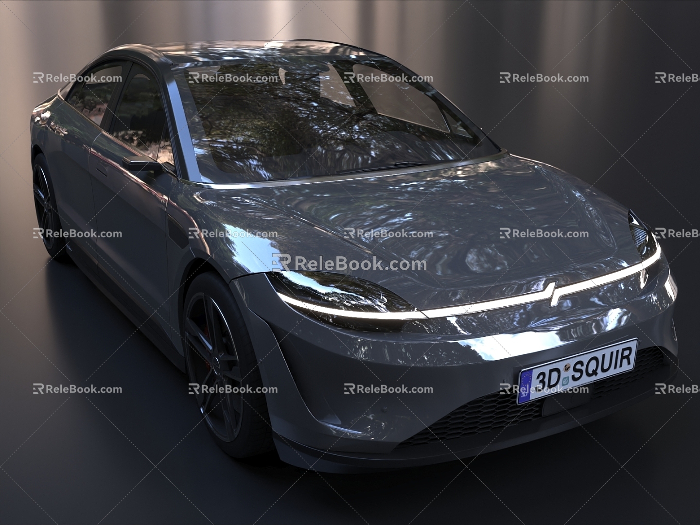 Vision Sony Automotive Concept Car 3d model