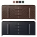 Dark Green And Brown Storage Cabinets With Doors And Drawers Design