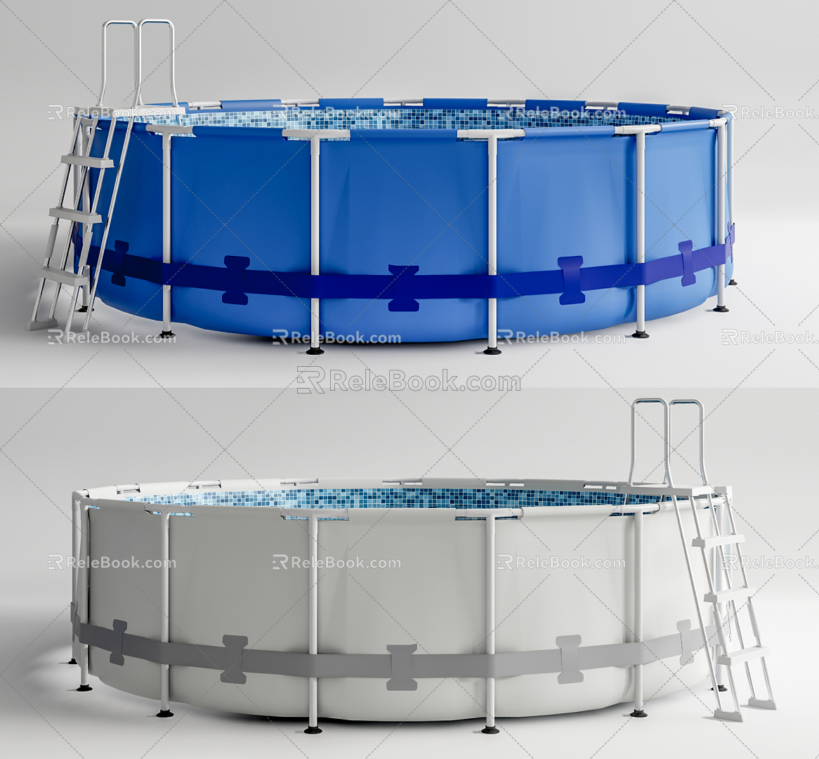 Modern Swimming Pool Activity Pool 3d model