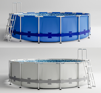 Modern Swimming Pool Activity Pool 3d model