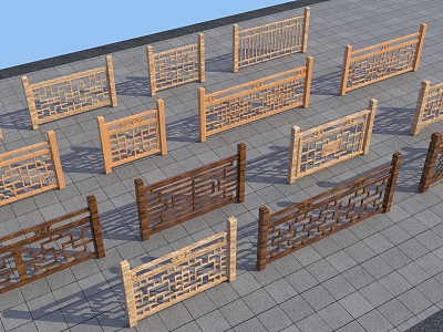 Chinese Railing model