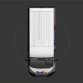 FedEx Express White Commercial Van Featuring Brand Logo And Shiny Exterior Surface