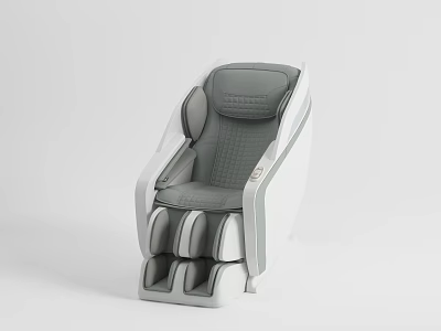 Modern Ergonomic Massage Chair With Full Body And Foot Massage Functions 3d model