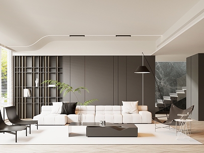 modern living room model