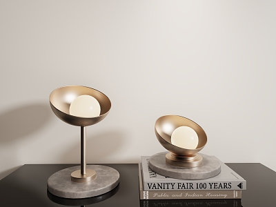 Modern table lamp simple 3d model