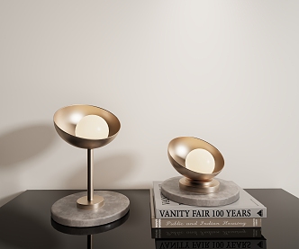 Modern table lamp simple 3d model