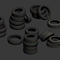 car tire tire 3d model