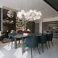Modern Duplex Living Room With Staircase And Elegant Decor