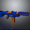 NERF Elite Toy Gun With Blue And Orange Plastic Design For Kids Play