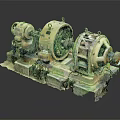 Modern generator gasoline generator diesel generator household generator 3d model