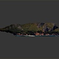 Modern Island Bay Geographical Topography 3d model