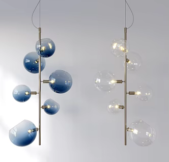 Light Luxury Chandelier 3d model