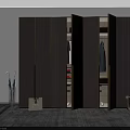 Modern Wardrobe Interior Design With White And Wood Color Combination Storage Solutions