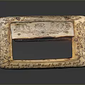 Vintage Wooden Sardine Box With 1941 Label And Decorative Carved Base