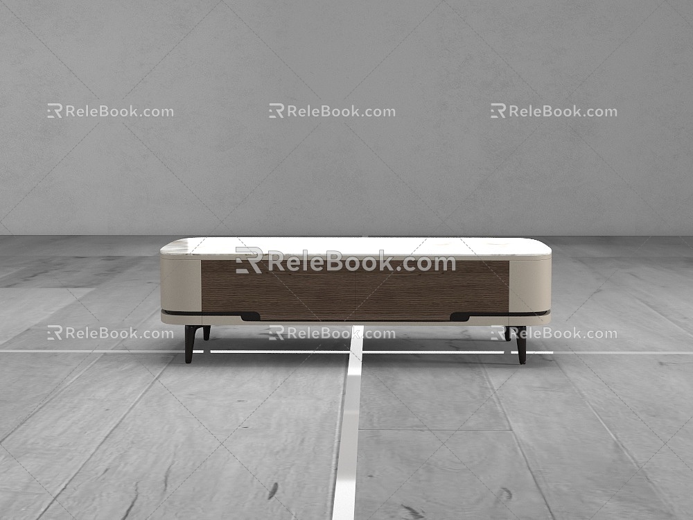 Modern coffee table 3d model