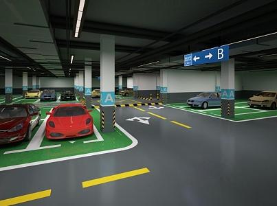 Parking 3d model