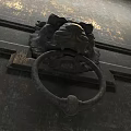 New Chinese style handle tiger head handle 3d model