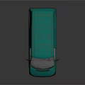 Modern bus minibus minivan driverless bus 3d model