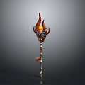 Scepter Ancient Scepter Cane Ancient Scepter Magic Scepter Metal Scepter Classical Scepter Magic Scepter 3d model