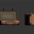 Boxes, Bags, Leather Boxes, Leather Boxes and Containers Realistic 3d model