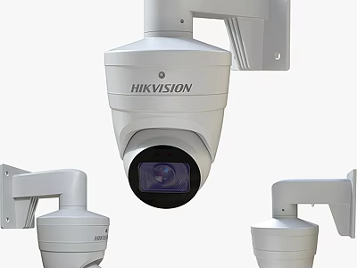 HIKVISION High Definition Surveillance Dome Cameras For Outdoor Security Monitoring Systems 3d model