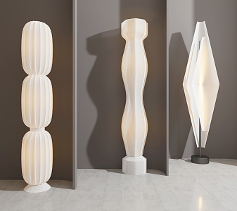 Modern floor lamp 3d model