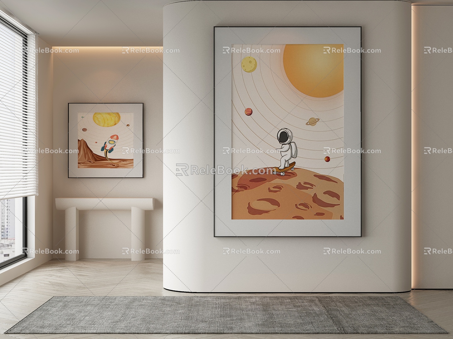 decorative painting 3d model