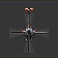 Modern Helicopter Gunship Helicopter Aircraft Gunship Combat Helicopter 3d model