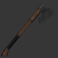 Weapons Medieval Axe 3d model
