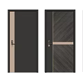 Stylish Modern Security Doors With Various Design Patterns And Secure Locks 3d model